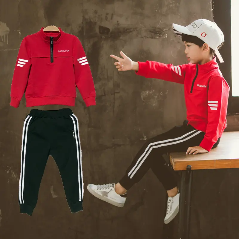 Boys'New Spring Garment in Two Kids' Leisure Sports Kids'Spring