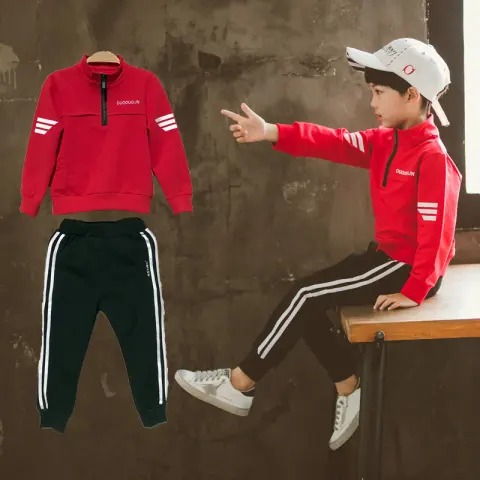 Boys'New Spring Garment in Two Kids' Leisure Sports Kids'Spring