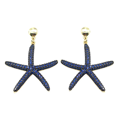 Holiday Earrings Feminine Style Starfish Personality Korean Nethong Travel Necklace