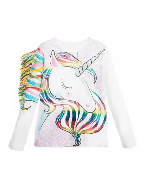 For Ins Explosion Children's Clothing Stereo Horse Hair Printing