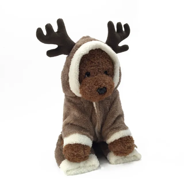 Elk Christmas Dog Clothes Photo Color - Shop at LoveMi