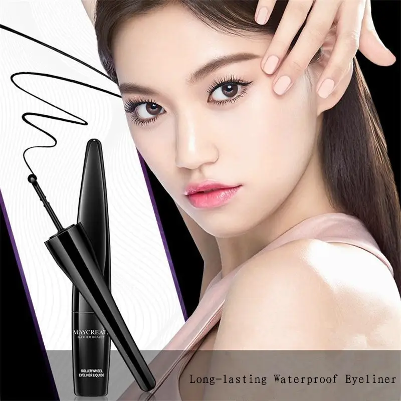 All New Eyeliner Wear-resistant Casters Waterproof and Sweat-proof Black