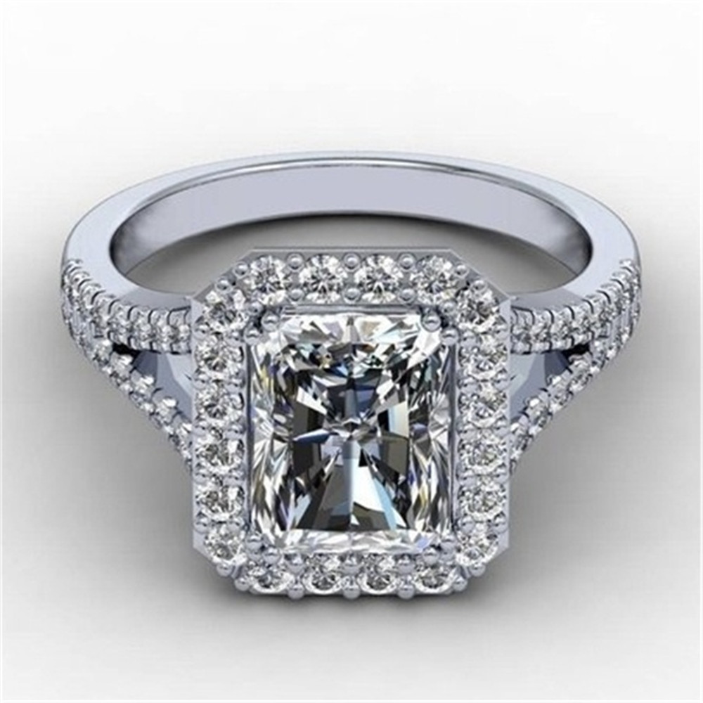 Zircon European and American fashion ladies ring