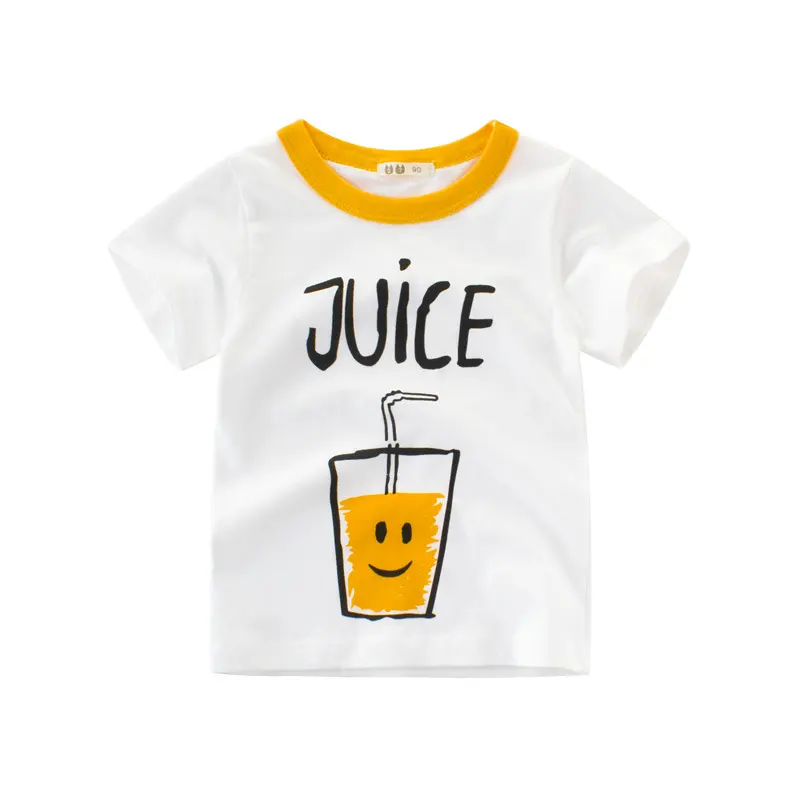 Children's Clothing Summer New Boy Short-sleeved T-shirt Baby Bottoming