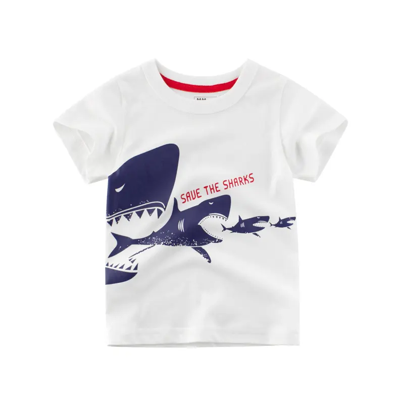 Summer Children's Wear Korean Fashion Short Sleeve T-Shirt Cotton