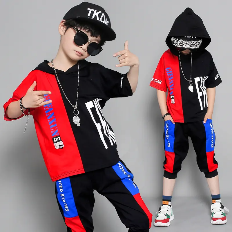 Children's Clothing Summer New Boy Short-sleeved Suit in