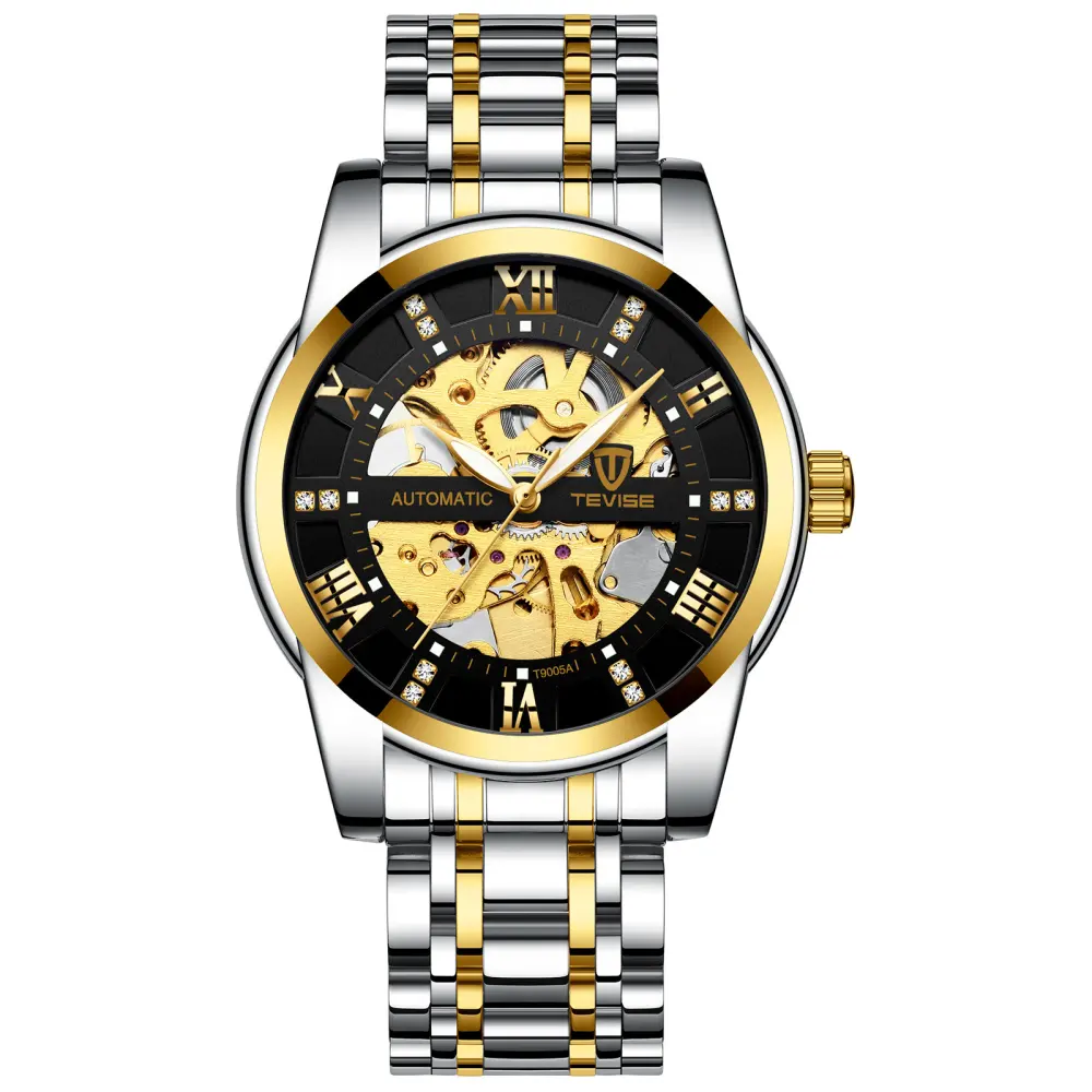 Men's Fashion Watch Automatic Mechanical Hollow Waterproof