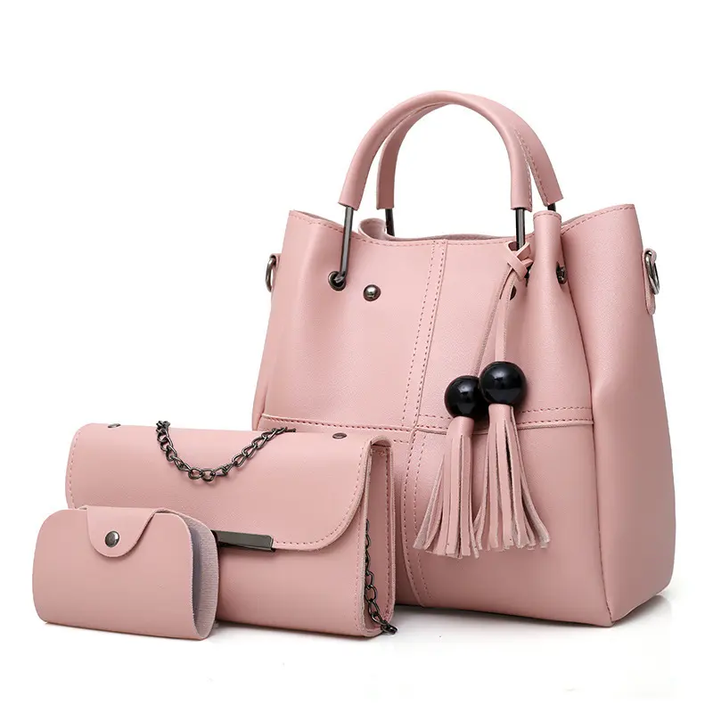 Fashion Single Shoulder Messenger Bag Ladies Three-piece Tassels Mother