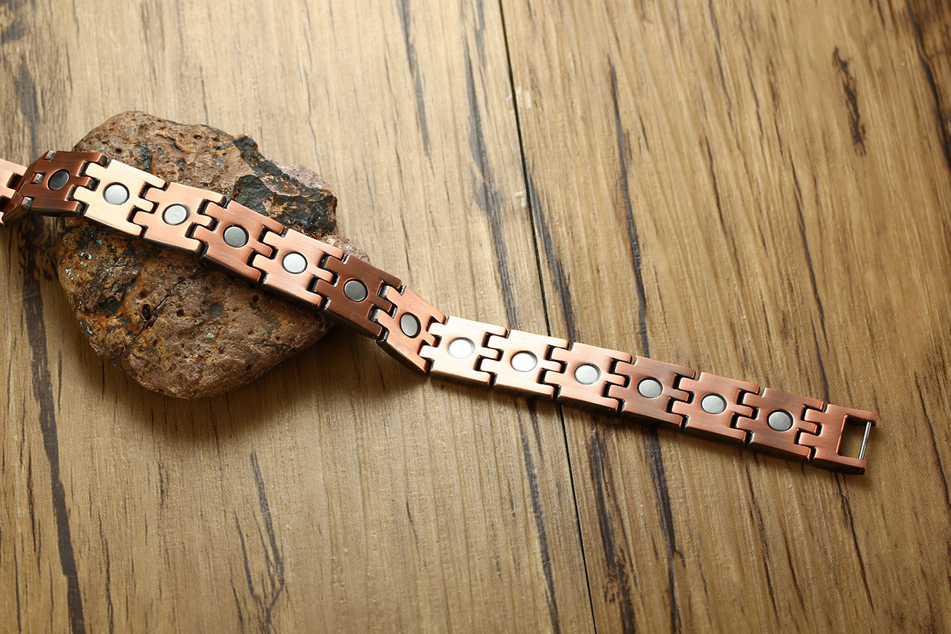 Featured Red Copper Magnetic Fashion Bracelet