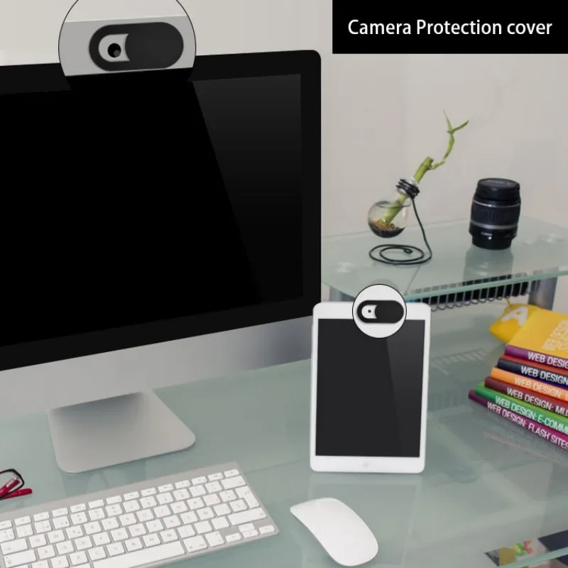 Plastic camera screen, laptop tablet computer mobile phone anti hacker peeping protection cover – image 4