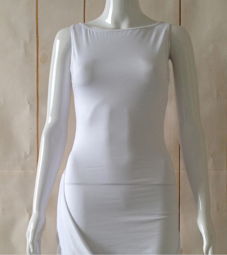 Sexy slanted legless nightclub female dress