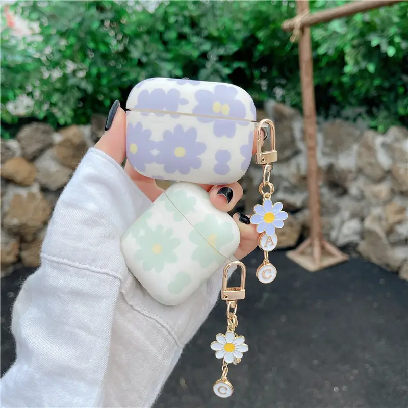 Green Flower Creative Bluetooth Headset All-inclusive Protective Case