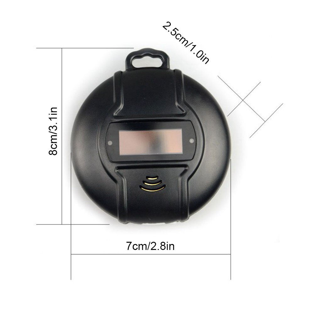 Outdoor portable electronic mosquito propeller hook type solar type pest repeller solar ultrasonic mosquito insect killer