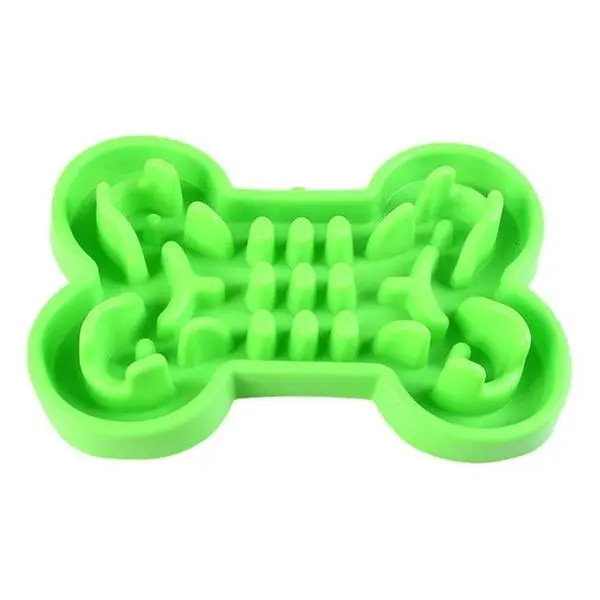 Pet Dog Slow Food Feeder Anti Choke Travel Bowl – image 6