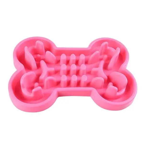 Pet Dog Slow Food Feeder Anti Choke Travel Bowl – image 7