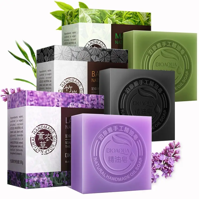 BIOAQUA Natural Organic Herbal Essential Oil Soap Whitening Handmade