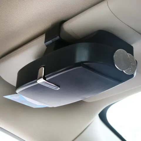 Car Glasses Case Car Sun Visor Bill Clip