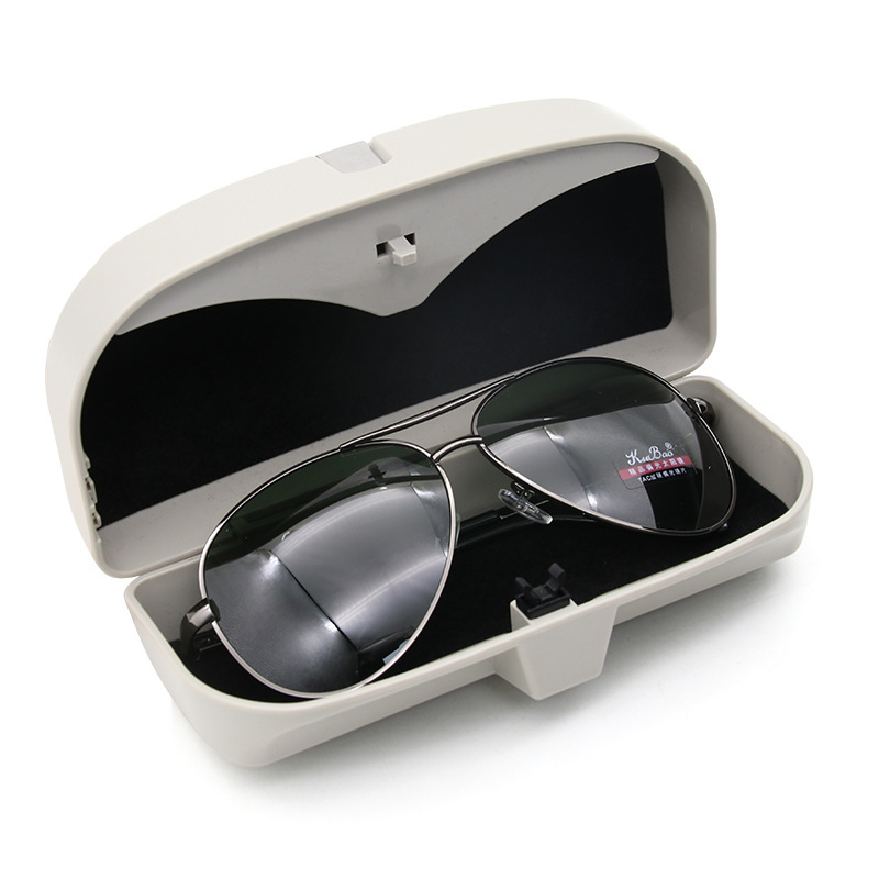Car glasses case car sun visor bill glasses clip — foto 5