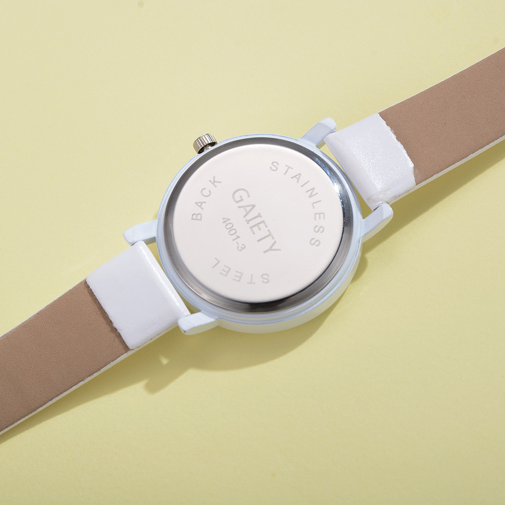 Korean girls watch popular smalland elegant clover pattern with diamond mirror time scale wholesale