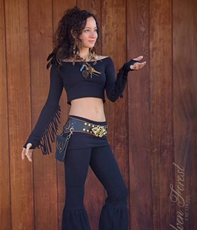 Tie Dye Gypsy Bell Black - Shop at LoveMi