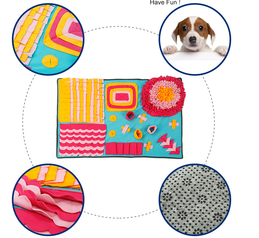 Title 1, Dog Sniffing Pad Training Blanket Feeding Mat. ...