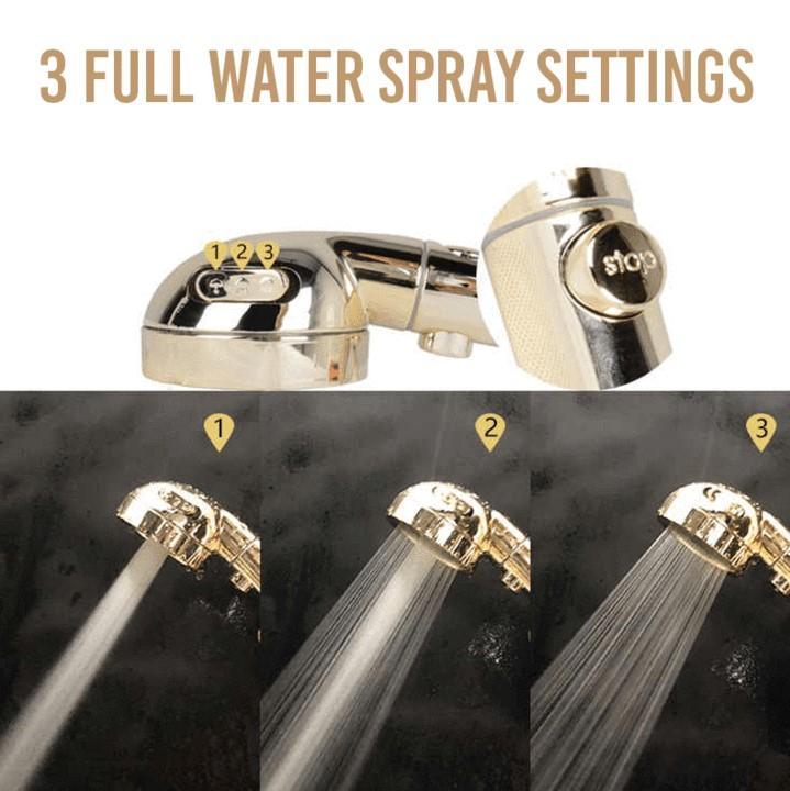 German supercharged household sprinkler bathroom shower rain shatter-resistant suit shower handheld flower wine bathroom shower head