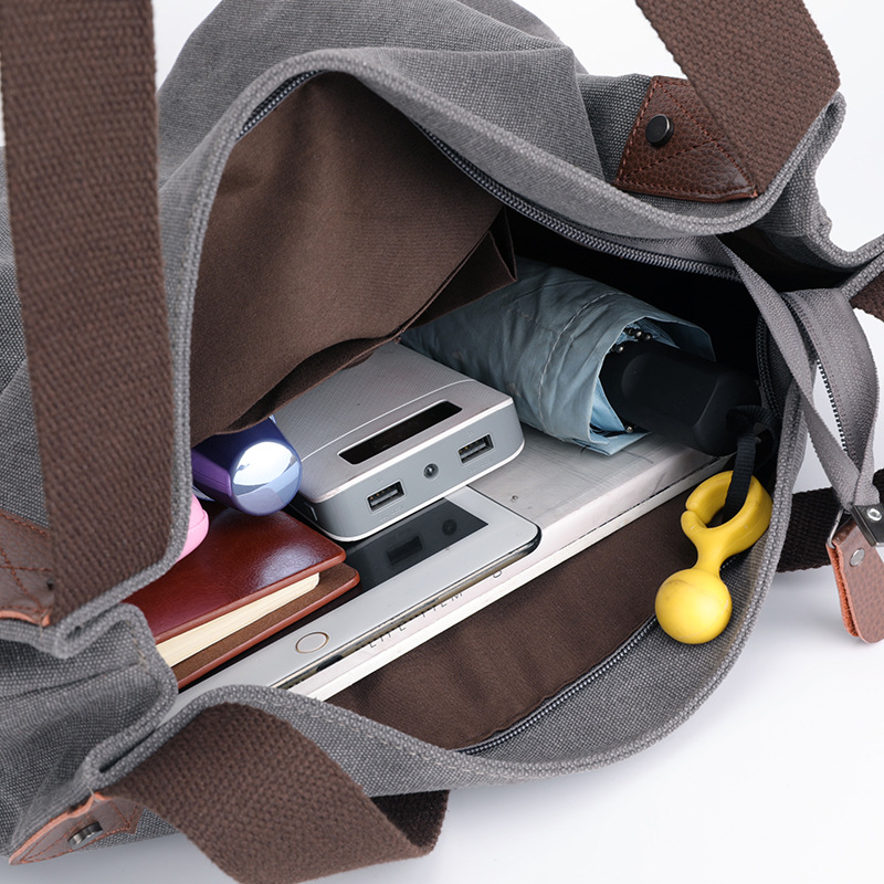 The Explorer Canvas Messenger Bag