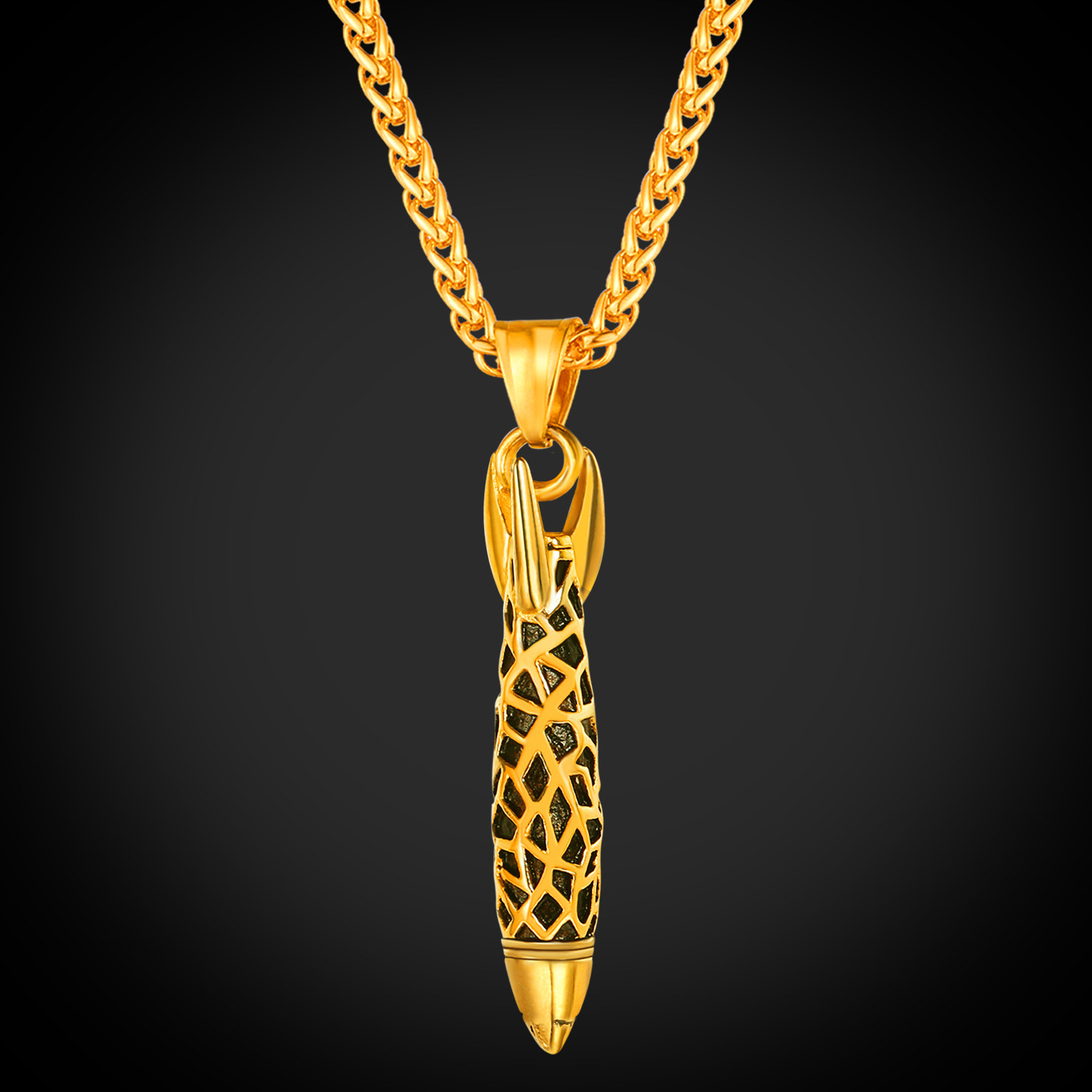 Pendant 316L stainless steel necklace