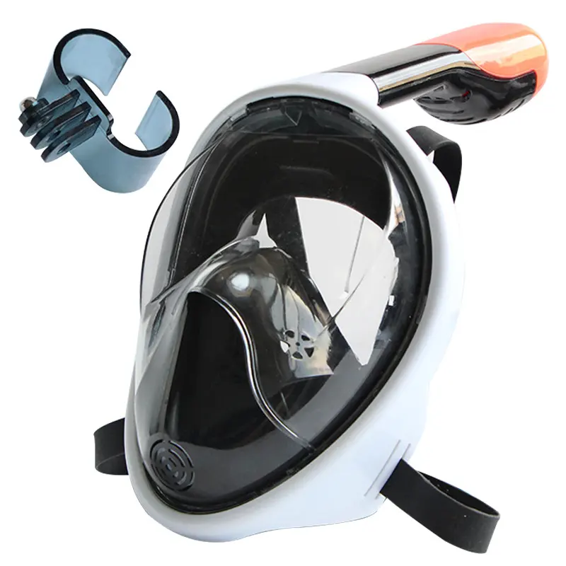 Snorkeling Full Face Silicone Gopro Anti-fog Goggles Equipment Dry