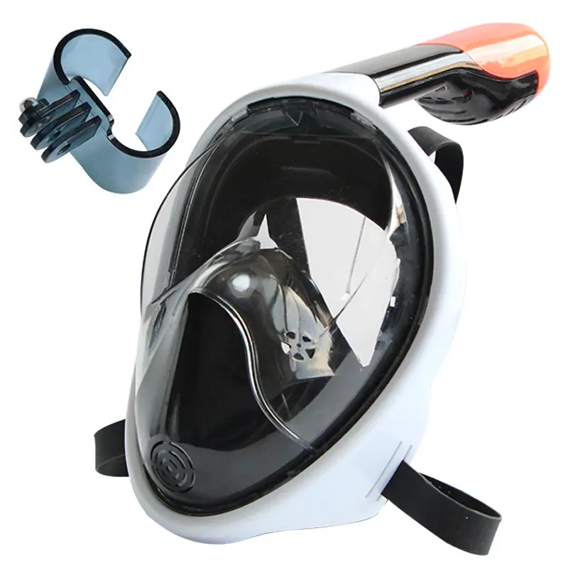 Snorkeling Full Face Silicone Gopro Anti-fog Goggles