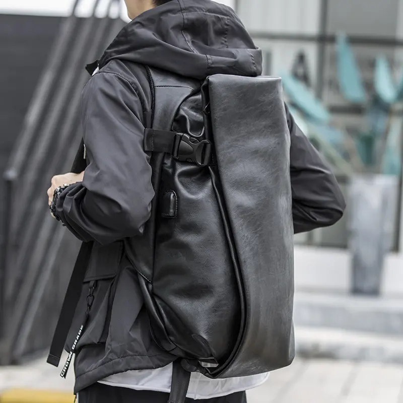 New Promotion Korean Men's Pu Shoulder Bag Leather Fashion