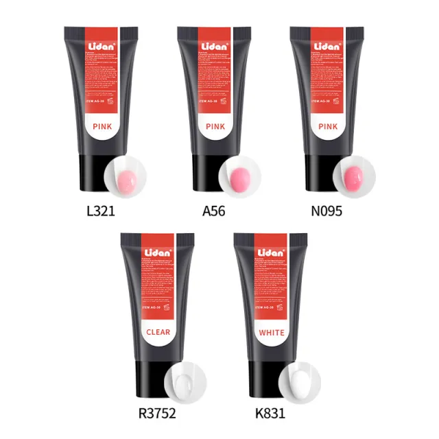 Gel Nail Extension Set A56 Pink - Shop at LoveMi