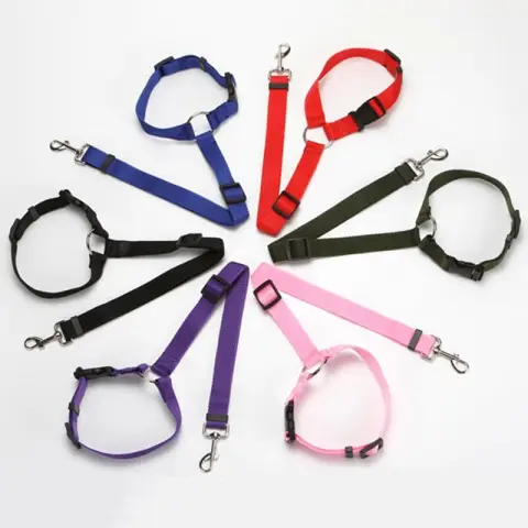 Pet Car Rear Seat Ring Safety Rope