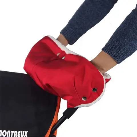 Baby Stroller Accessories Warm Winter Windproof Cold Plus Velvet