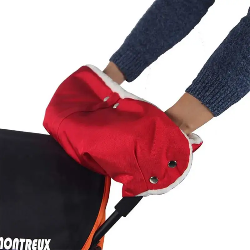 Baby Stroller Accessories Warm Winter Windproof Cold Plus Velvet