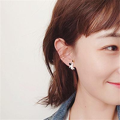 MINI ASTRONAUT SPACEMAN STUNNING STUD EARRINGS