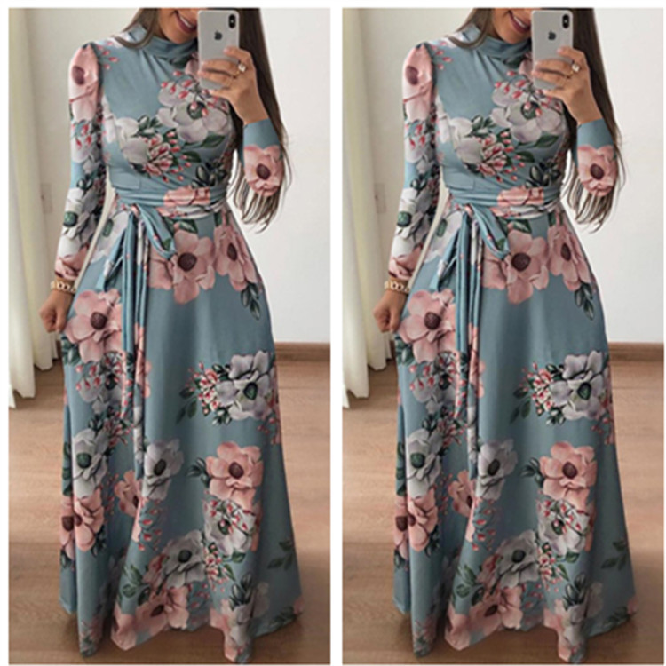 Printed bandage dress