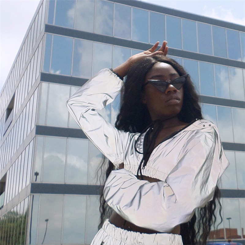 Hooded short-sleeved long-sleeved jacket elastic waist skirt suit