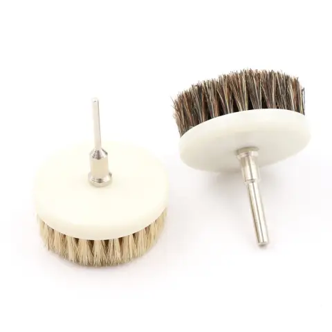 60mm Drill Power Scrub Clean Brush for Leather C