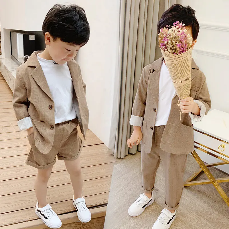 New Korean Children's Clothing Men and Women Children Suit