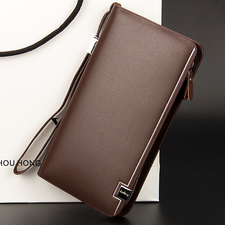 Long wallet multi-function zipper clutch