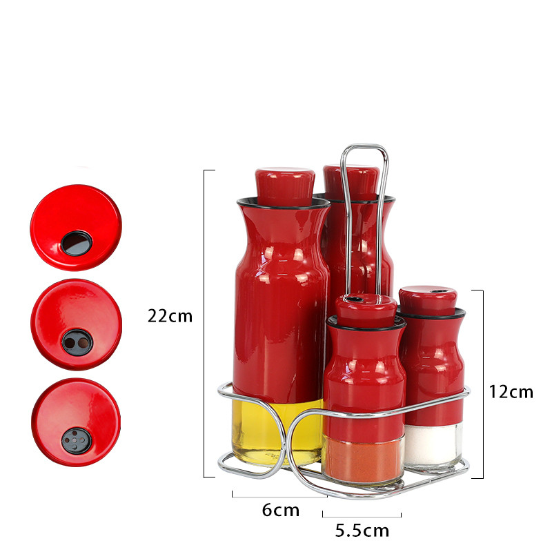 Title 2, 2-piece Glass Condiment Bottle