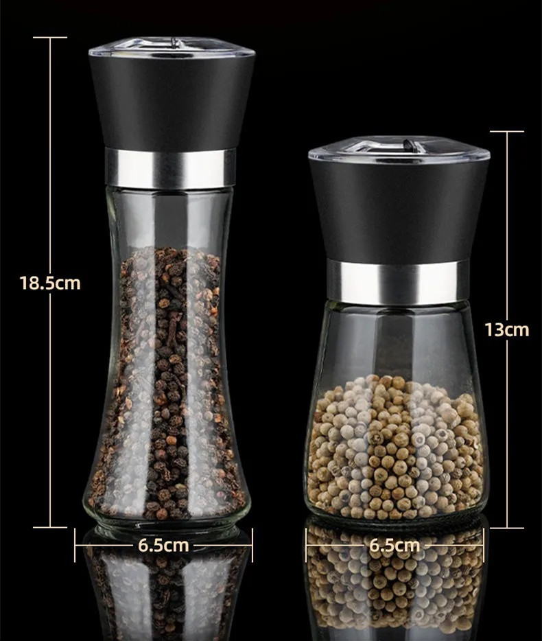 Title 6, Stainless Steel Pepper Grinder Glass Manual