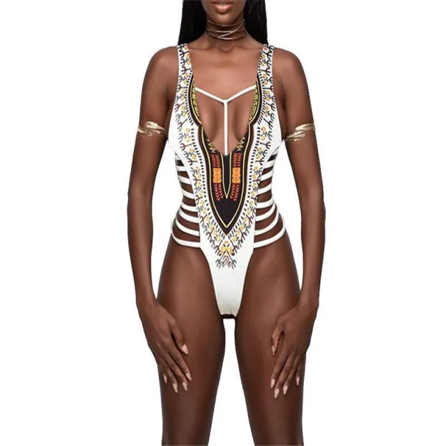 Multi striped sexy bikini White - Shop at LoveMi