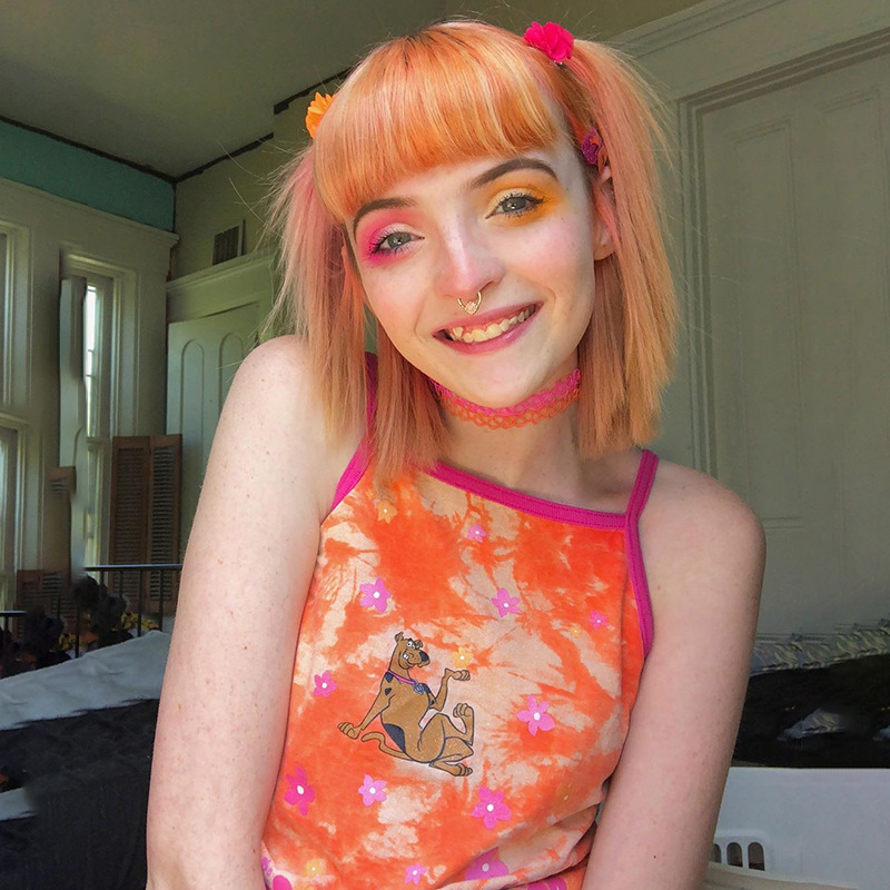 Europe and the United States explosion models summer speed sales hot women's cute dog print sexy slim short vest