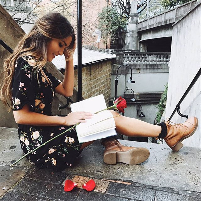 New women's chiffon low-neck large dress