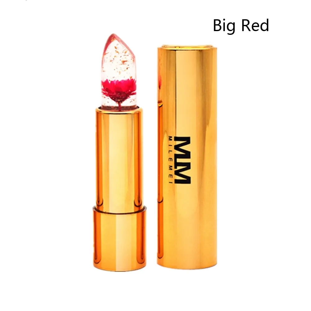 Cross-border Explosion for Moisturizing, Moisturizing and Colouring Lipstick Moisturized by Milome Flowers Temperature-changing Jelly Lipstick Tran...