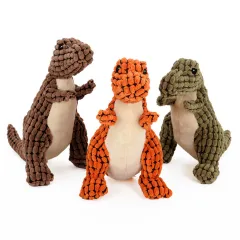 Dinosaur Pet Toys Giant Dogs Pets Interactive Dog Toys For Large Dogs Chew Toys Chihuahua Plush Stuffing Squeakers - Set - View 1