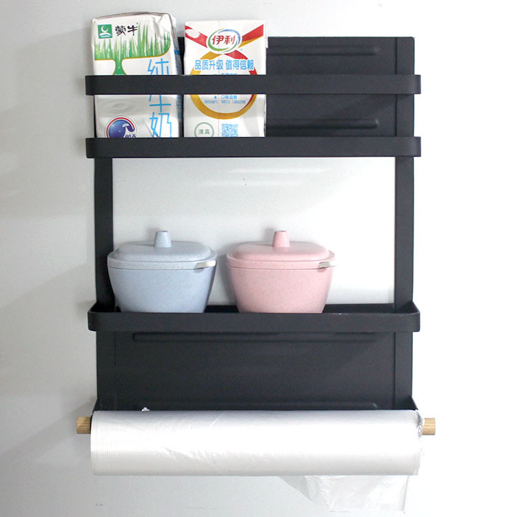 Magnetic refrigerator rack without magnetic absorption nano frame
