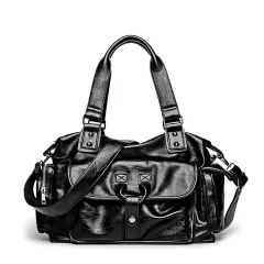 new men's portable travel bag Korean fashion portable short-distance travel business package a generation - Black - View 1